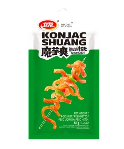 Weilong Konjac Shuang gusto Agro Piccante 50g