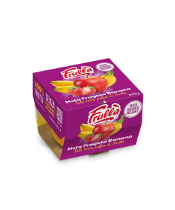 Polpa di Frutta Bi-pack Mela Fragola Banana- 2x100g