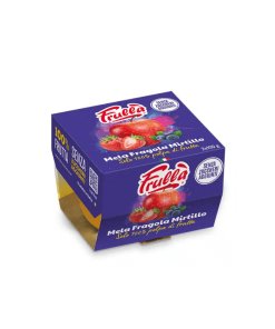 Polpa di Frutta Bi-pack Mela Fragola Mirtillo - 2x100g