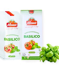 Mamà Sugo al Basilico Monoporzione 5x70g | Gusto Italiano, 100% Naturale e Senza Glutine