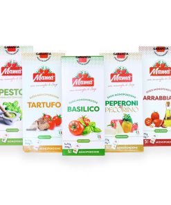 Box Degustazione Mamà Sughi Monoporzione – Tutti e 5 i Sapori | Gusto, Freschezza e Praticità
