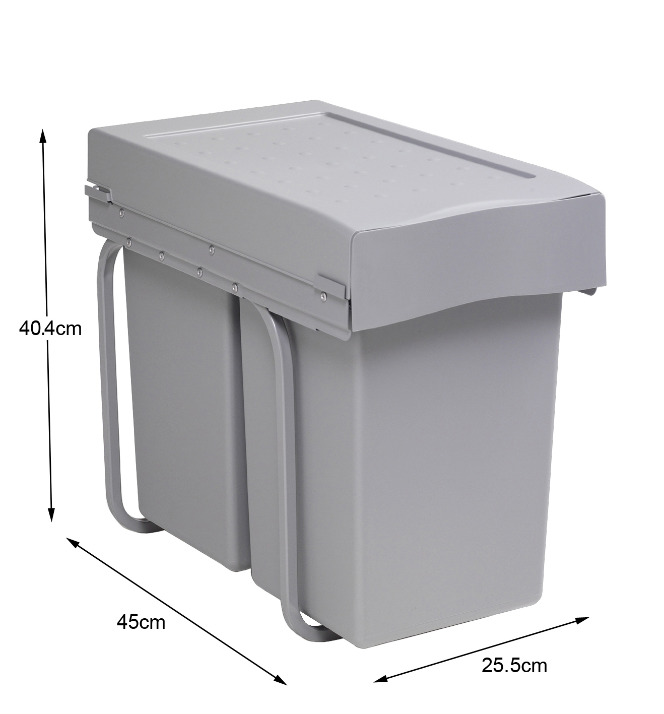 Pattumiera ad Estrazione Frontale 2x14L - Made in Italy - immagine 3