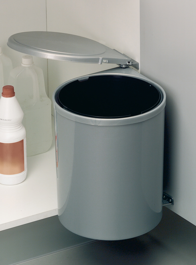 Raccoglitore con fissaggio ad anta e sollevamento automatico del coperchio 1x13L - Made in Italy - immagine 4